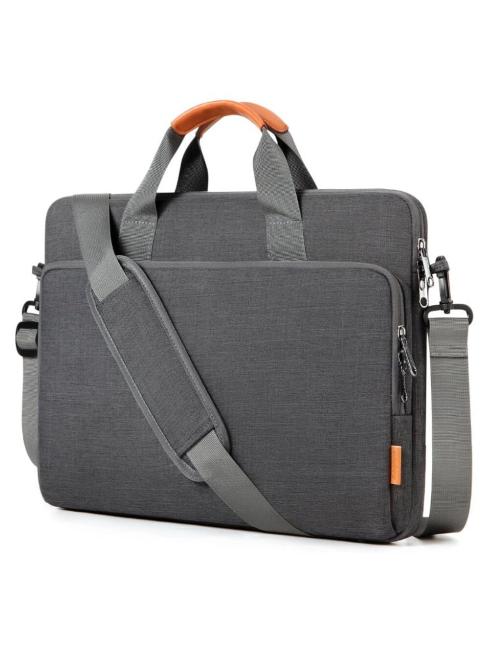 15.6-16 inch Laptop Briefcase Water Resistant Polyester Sleeve with Shoulder